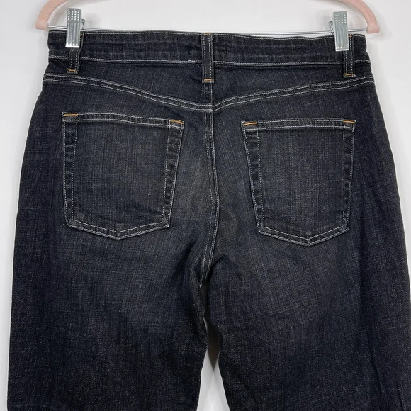 2/$30 Eileen Fisher Organic Denim Skinny Jeans 4 Rinsed Black Mid Rise #6653 - Picture 11 of 15